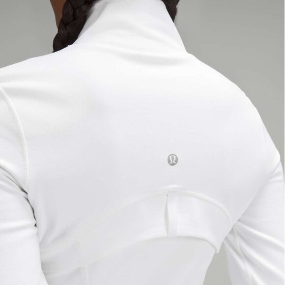 Lululemon Define Long-Sleeve Dress *Luon White size 8 NWT - Picture 2 of 7